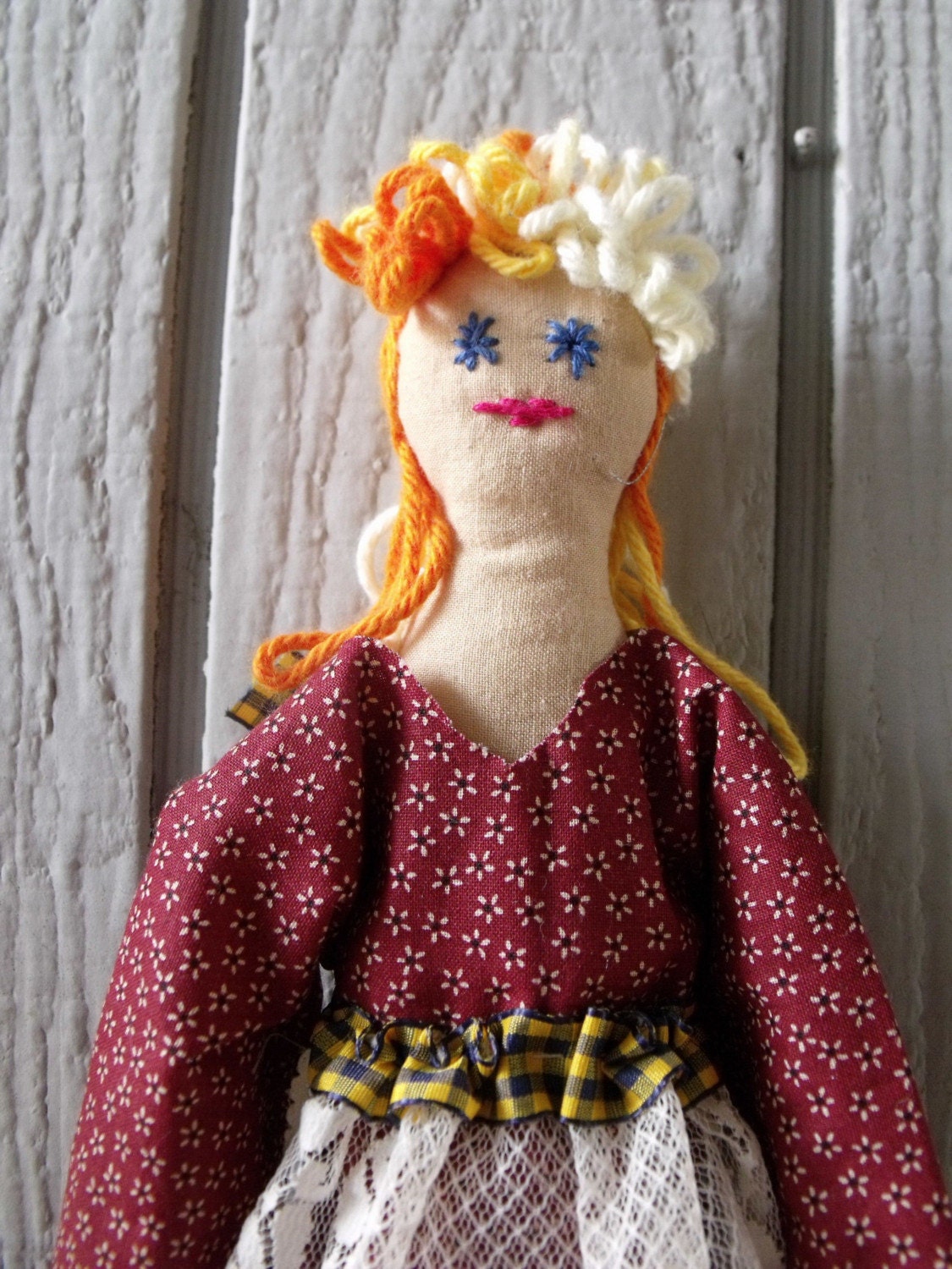 Laura Anne - Girl primitive Doll
