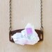 AZURE aura crystal necklace
