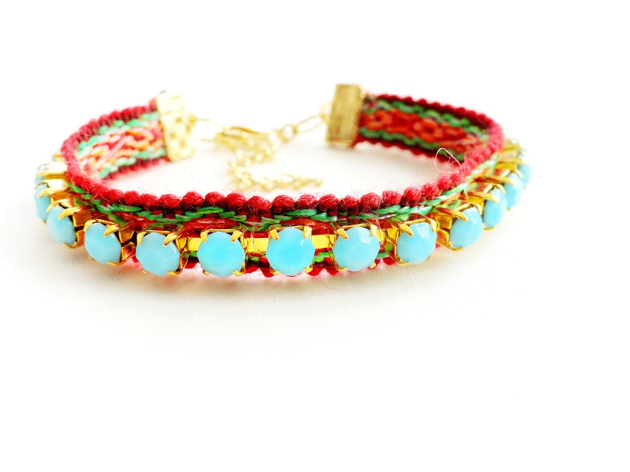 Rhinestone friendship bracelet, FAYE