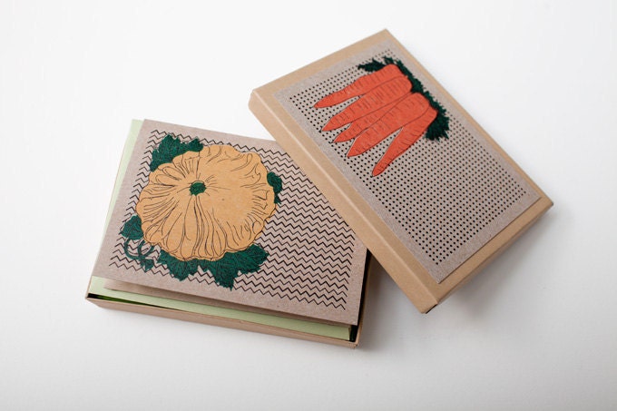 Organically Yours - Greeting Cards and Seed Packets - Boxed Set of 5
