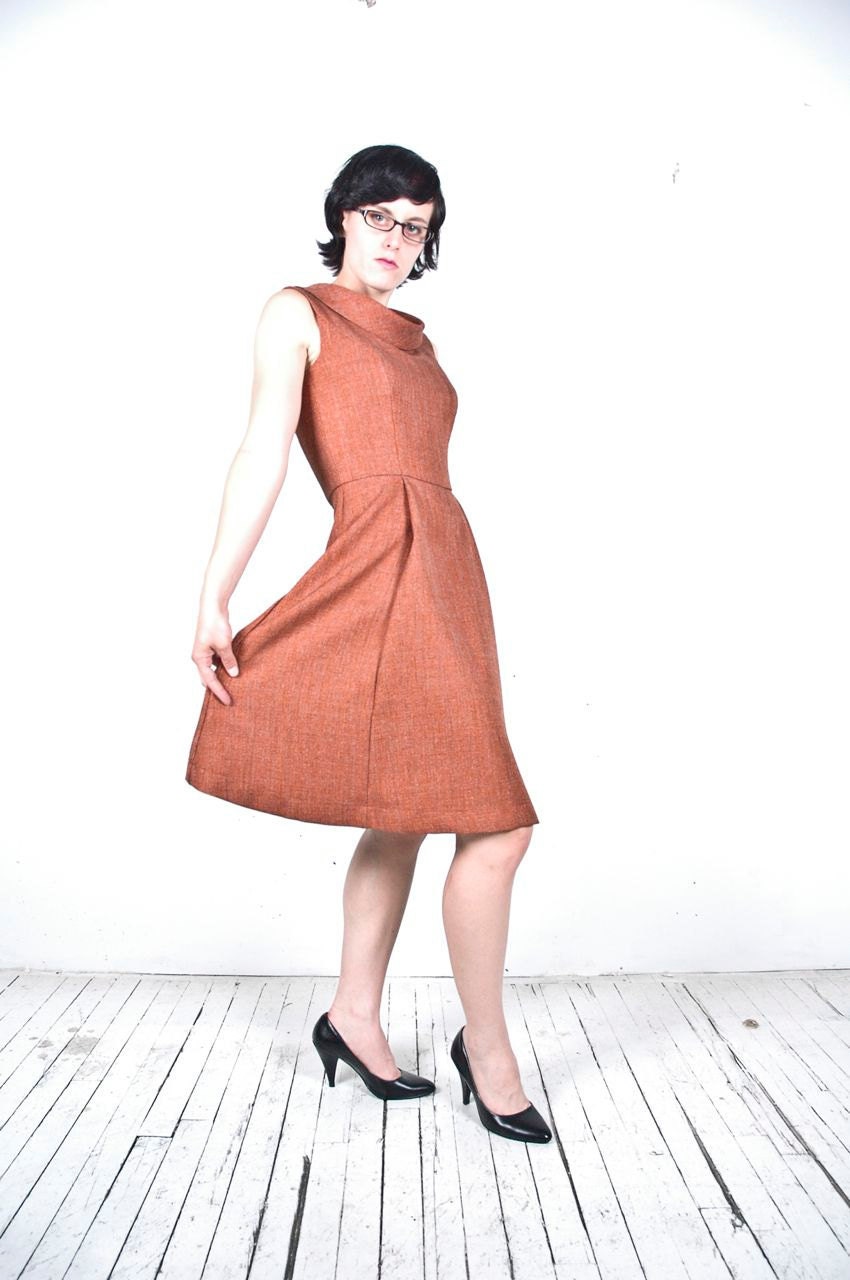 Haute couture Custom Made Dresses  "Burnt Umber" by Tracy McElfresh