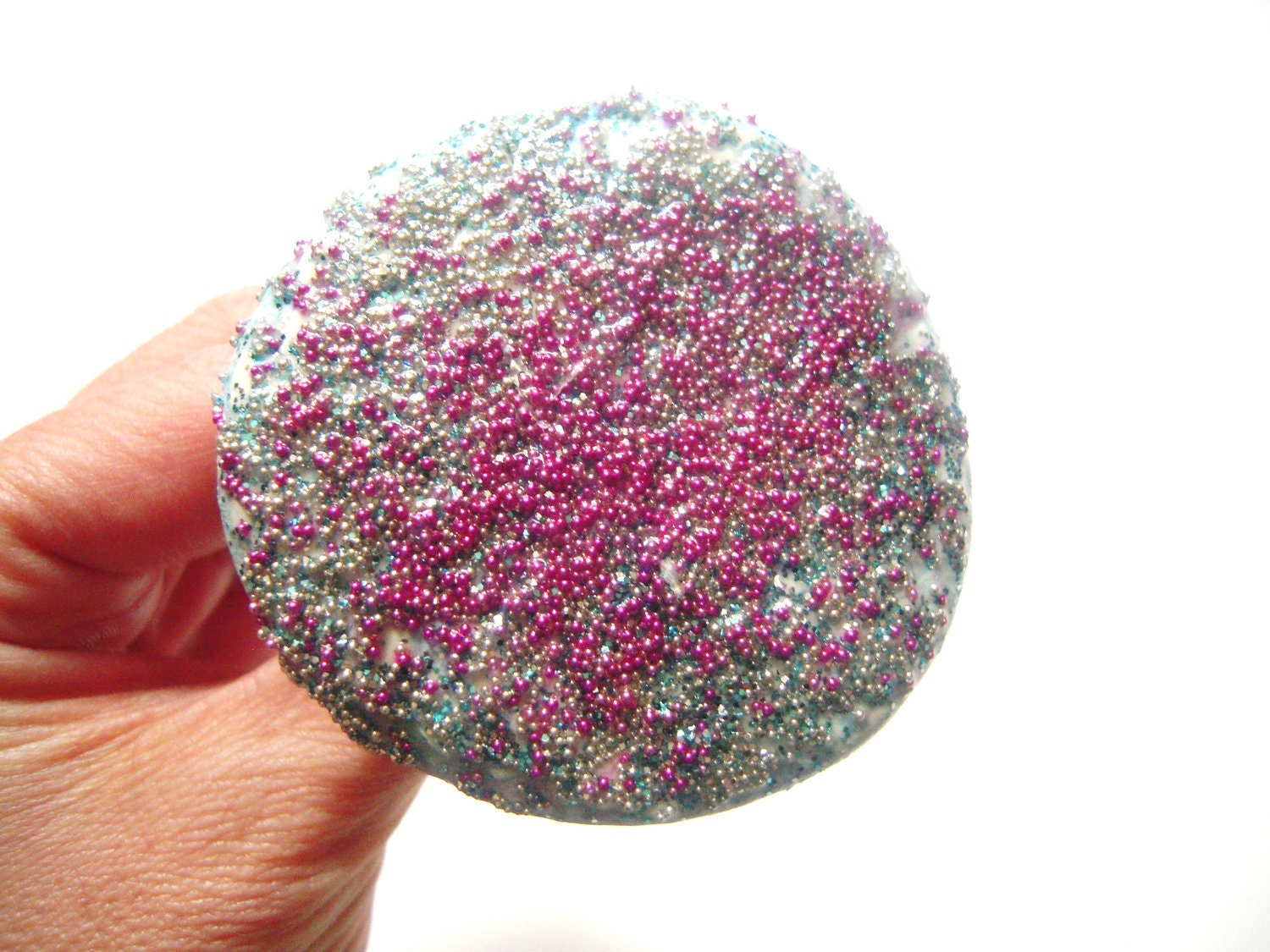 Statement Ring Cocktail Rings Large Huge Statement Rings Fashion Bold Super Bling Party Ring Art Resin Clay Adjustable Big Glitter Glam