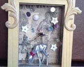Mixed Media 3D Collage Box: Dance Upon a Deer