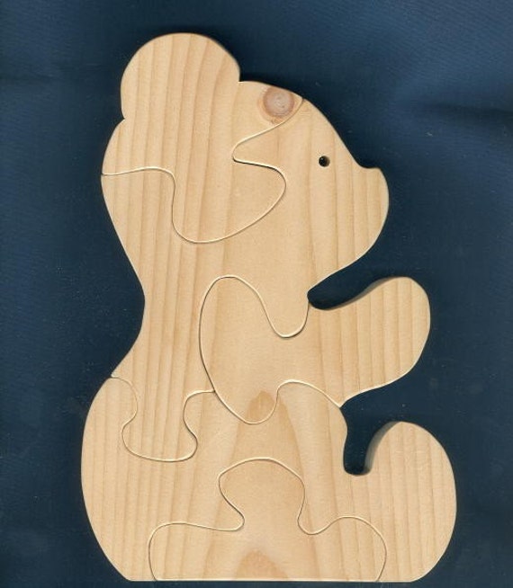 Wooden Teddy Bear