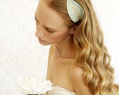Golden shades leaf headband
