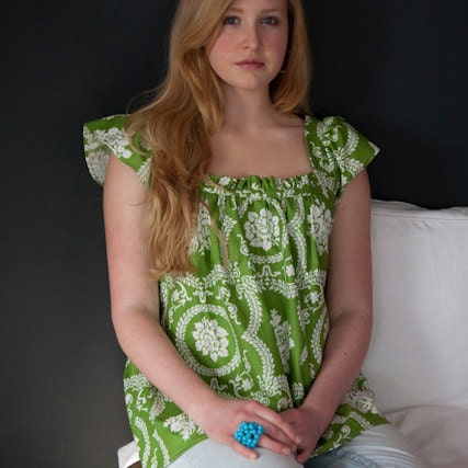 Blouse sewing pattern - Sis Boom Dana Top, PDF E-Book