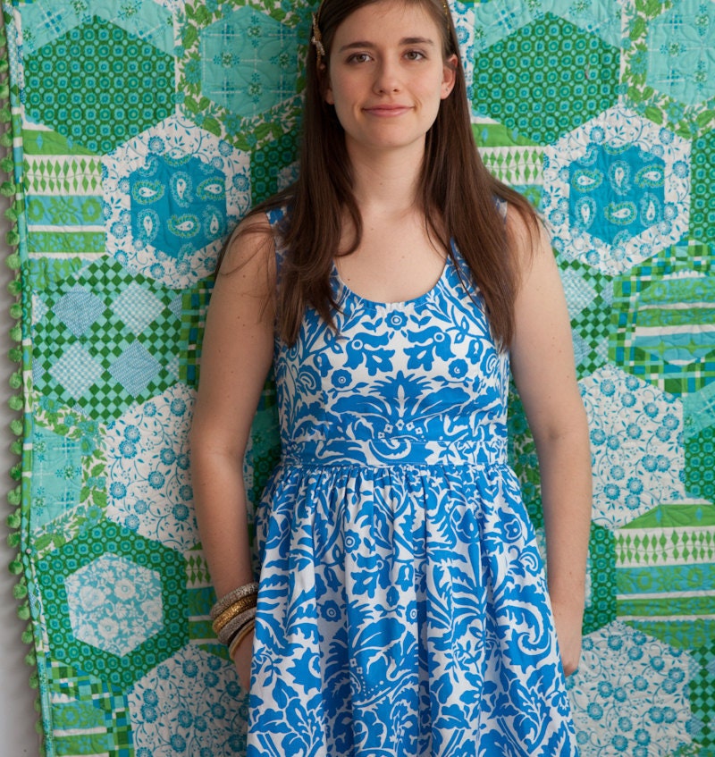Easy Womens Dress Pattern - Sis Boom Angie Dress, PDF E-Book