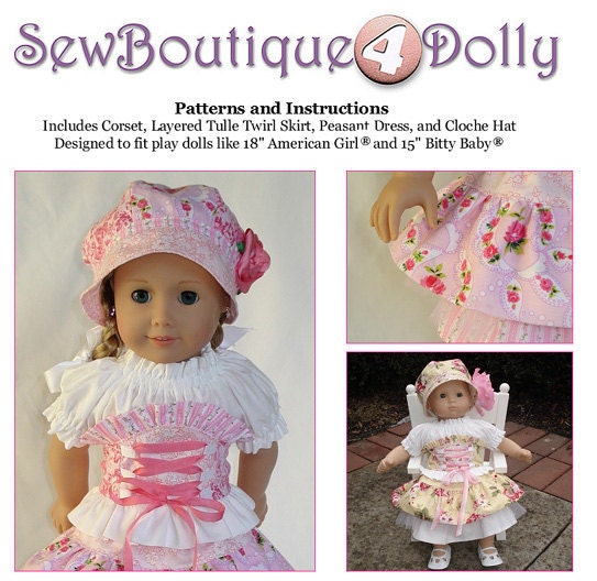 Dolly Clothing Pattern PDF Sew Boutique 4 Dolly Volume 5