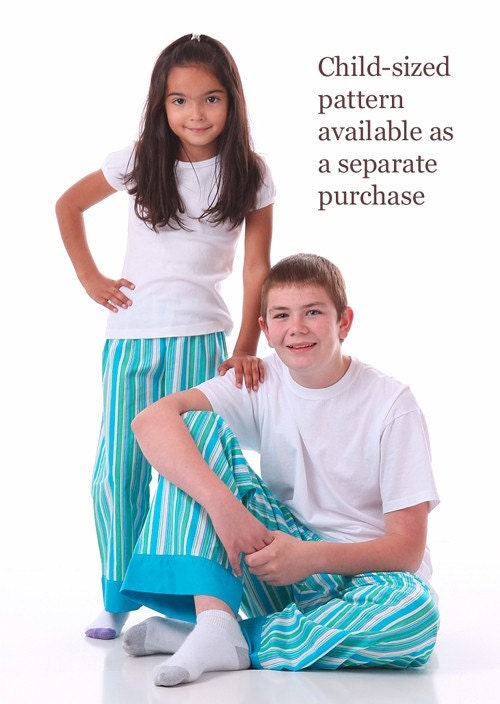 Easy-Fit Pants for Tweens, Teens and Adults, Boutique Pattern PDF E-Book, by the Scientific Seamstress
