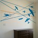 Battle Planes - 011- Vinyl sticker wall decal children playroom