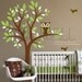 Tree Wall Decals Wall Stickers Tree Decal -  Owl on Tree - 089 -children wall decal