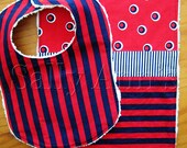 PDF Boutique bib and burp cloth sewing pattern combo  - INSTANT DOWNLOAD - 3 styles