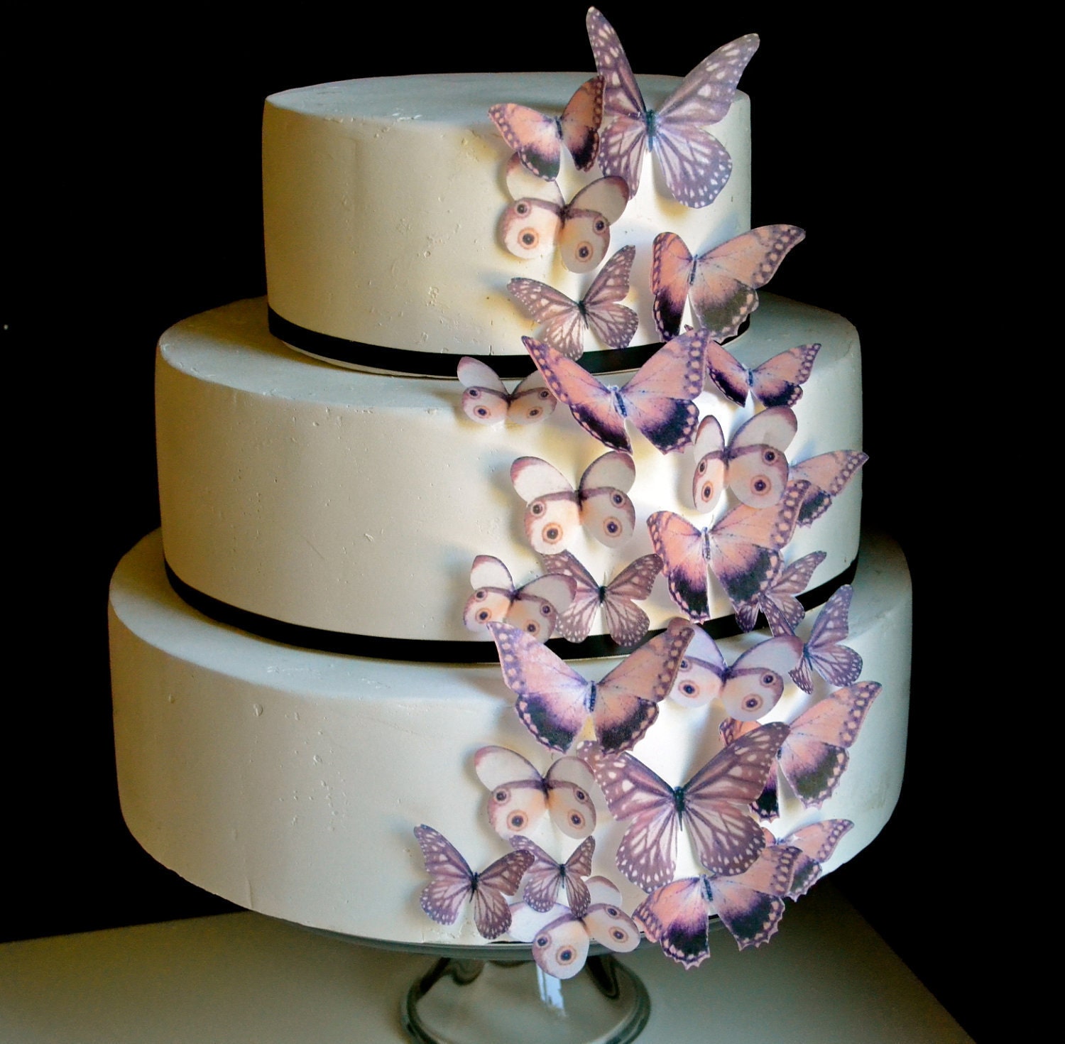 Brown Earth Tones set of 30 - EDIBLE Butterfly Cake & Cupcake toppers - PRECUT and Ready to Use
