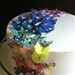 The Original EDIBLE BUTTERFLIES  - Rainbow Collection - set of 50 small - Cake & Cupcake toppers - Food Accessories