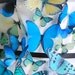 EDIBLE Butterflies The Original - Assorted Blue and Green- set of 30 - Cake & Cupcake toppers - PRECUT and Ready to Use