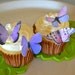 EDIBLE Butterfly The Original - Small Purples - Cake & Cupcake toppers - PRECUT and Ready to Use