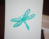 Notecards, Blank, Dragonfly theme