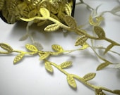 Metallic Gold Leaves Trim