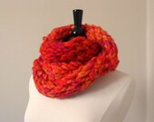 Scarf, chunky long, hand knit, bulky, Winter fashion accessories, soft wool, Winter Fashion, Winter Accessories