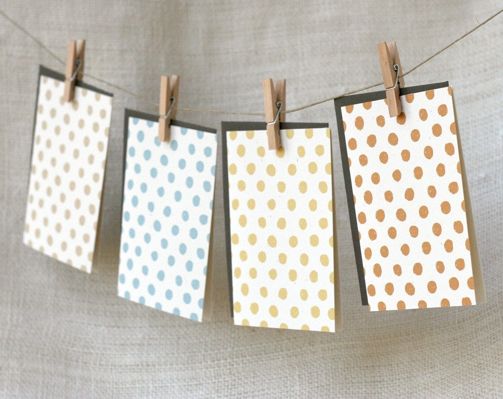 Note Card Set - Polka Dots