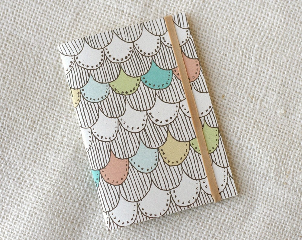 Jotter, Pocket Notebook, Mini Journal - Dragon Scales