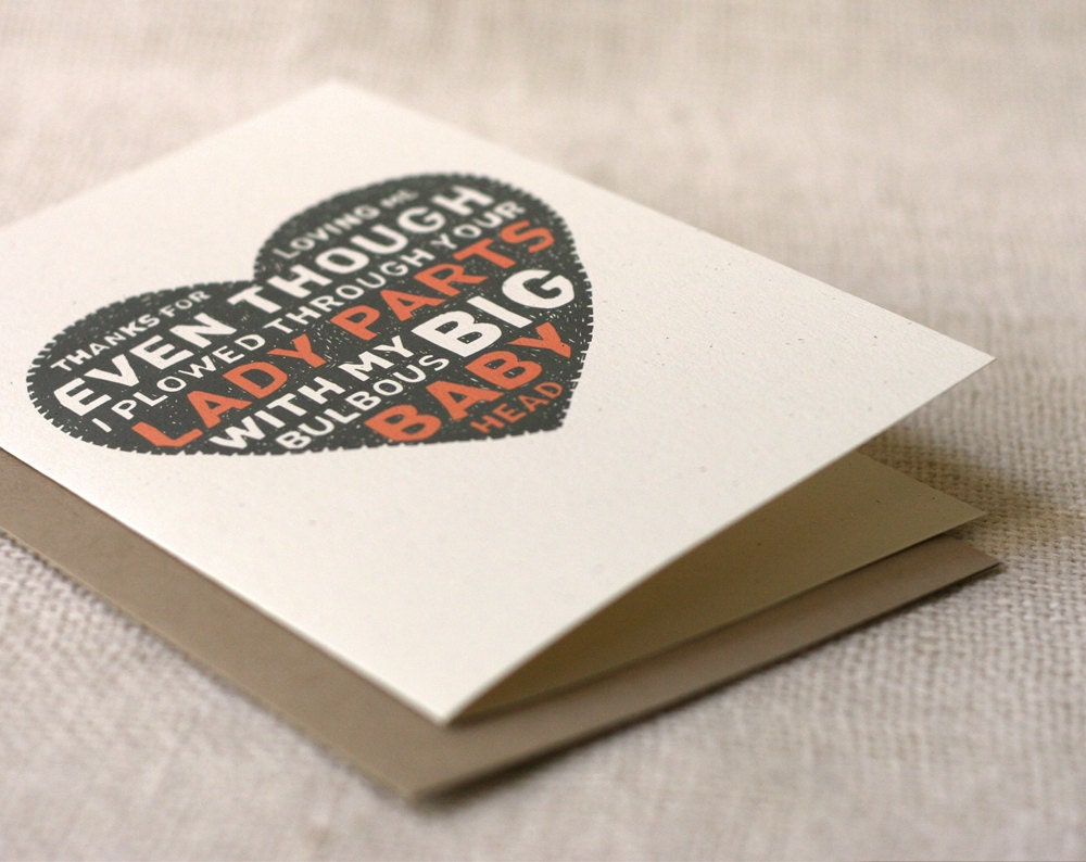 Mother's Day Card - Baby Head