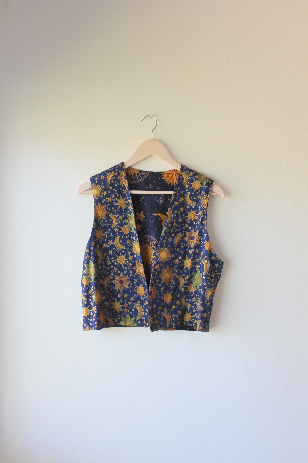 SALE //  VTG Astrology Reversible Vest
