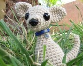 PATTERN - Crocheted Chihuahua Dog or Puppy Amigurumi Animal Pattern