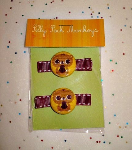 Sweet Kawaii Hairclips, Cute Chipmunks