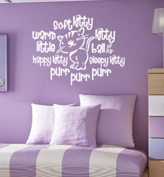Soft Kitty Warm Kitty - Big Bang Theory - Vinyl Wall Decal