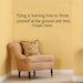 Flying Quote - Douglas Adams - Vinyl Wall Decal - Painted Appearance