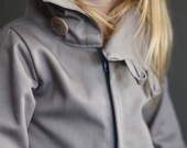 NEW Urban Weekender Coat pattern and tutorial 12M - 5T PDF pattern boy girl modern zipper jacket cowl