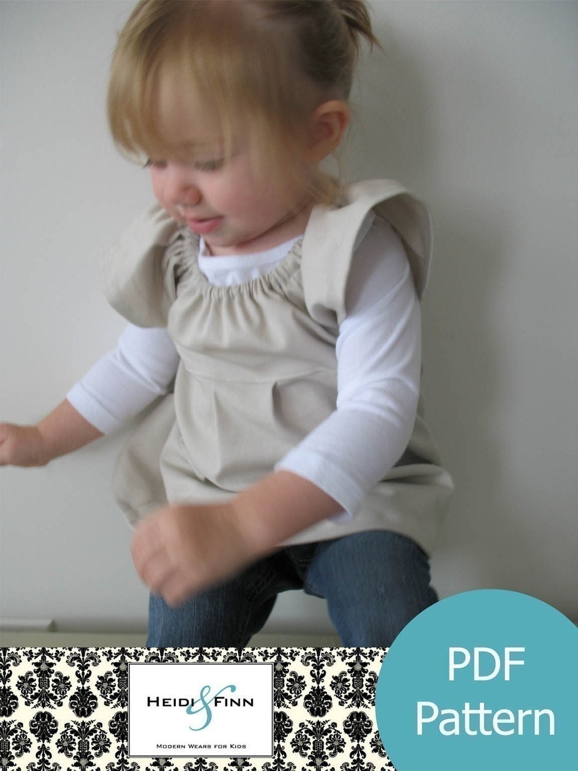 Little Pleated Tunic tutorial and pattern 12M - 6T EASY Sew