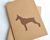 Little Notebooks Kraft Doberman - Set of 2 Dog Pocket Notebooks