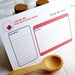 Custom Recipe Cards - Vintage Posie Dish Set of 12