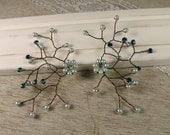 Turquoise Sparkling Earrings Large "Vegas Sparkle"