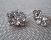 Gold and Rhinestone Brooch