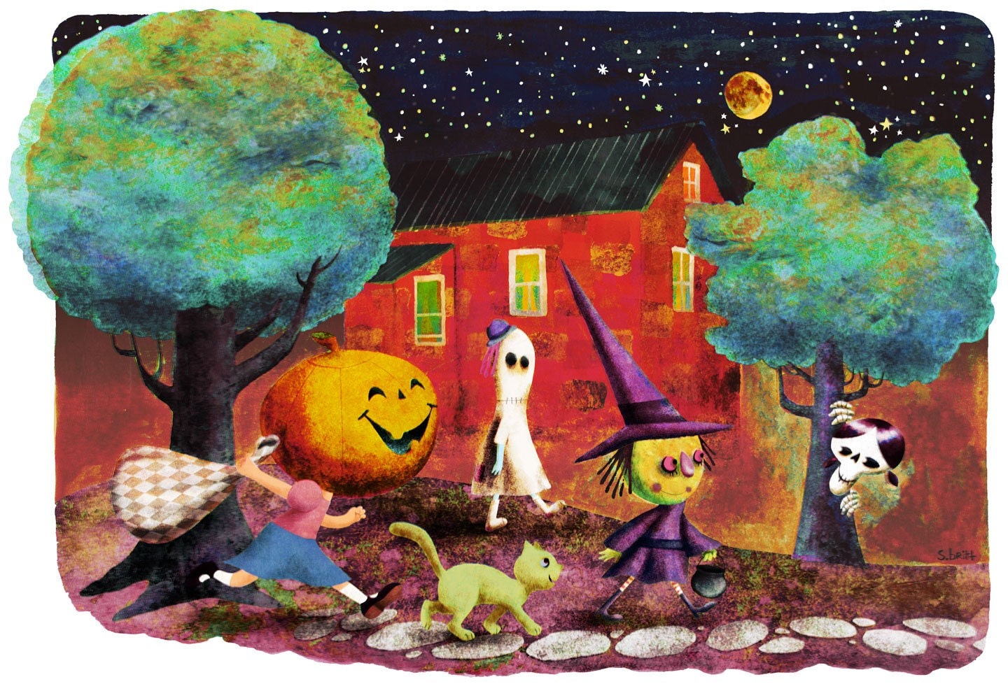 Ghouls Night Out - Print