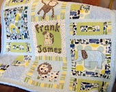 Handmade Baby Quilt Animals Made To Order