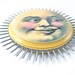 SUN KING mixed media Wall Sculpture - Beach House Spiritual Art Assemblage - Housewarming Gift idea