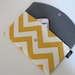 Yellow Chevron - Full Size Clutch