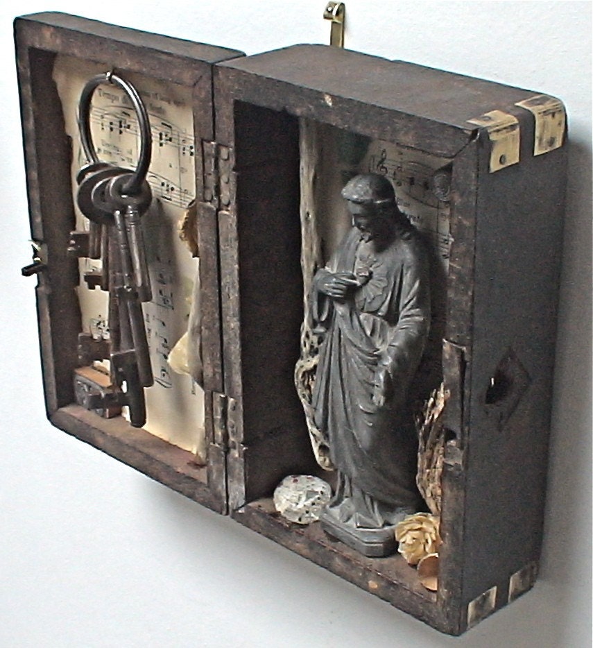 assemblage art - 'gethsemane'