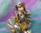 Doomsday Gag gift, Basket Case Desk Trophy, Tiny Doll in a basket by mystic2awesome
