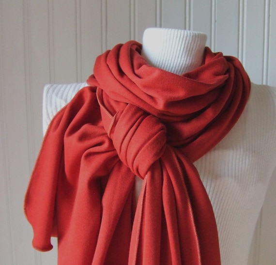 Autumn Spice Jersey Scarf....Extra Long