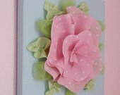 Pink Fabric Rose
