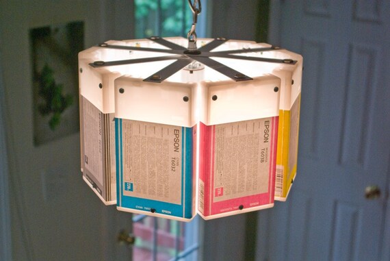 Ink-Cartridge Chandelier