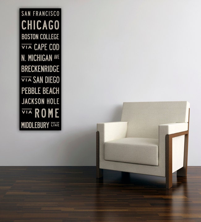 12x40 CUSTOM CANVAS - AUSTRALIA - Stretched Canvas Wall Art -  Sign Wedding Anniversary Gift