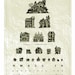 Small Houses Eye Chart, Collections Series Limited Edition Art Print