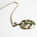 Art Nouveau Peridot 9ct Rose Gold Antique Pendant Chain Green Necklace English Late Victorian Edwardian 1900 Bridal Bridesmaid