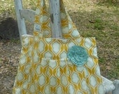 Sunny, Summery and Funnery..... Pleated purse, bag in Nicey Jane